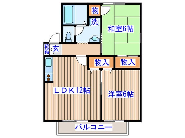 レジュウィールDの物件間取画像